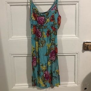 Forever 21 floral print summer short dress size small